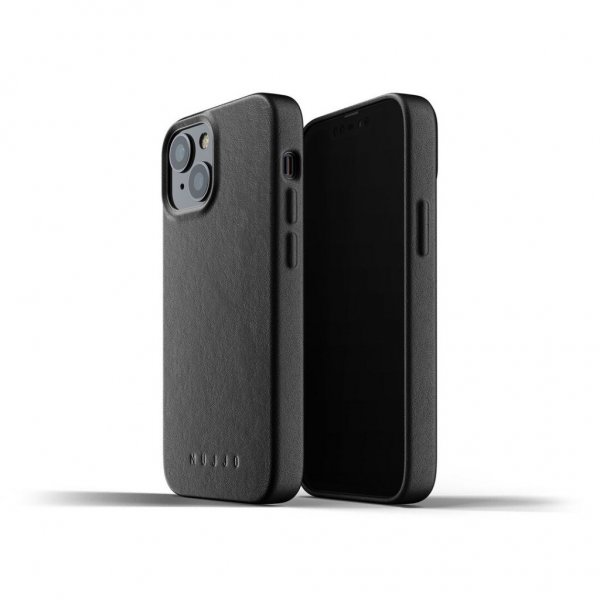 Mujjo iPhone 13 Mini Cover Full Læder Taske Sort