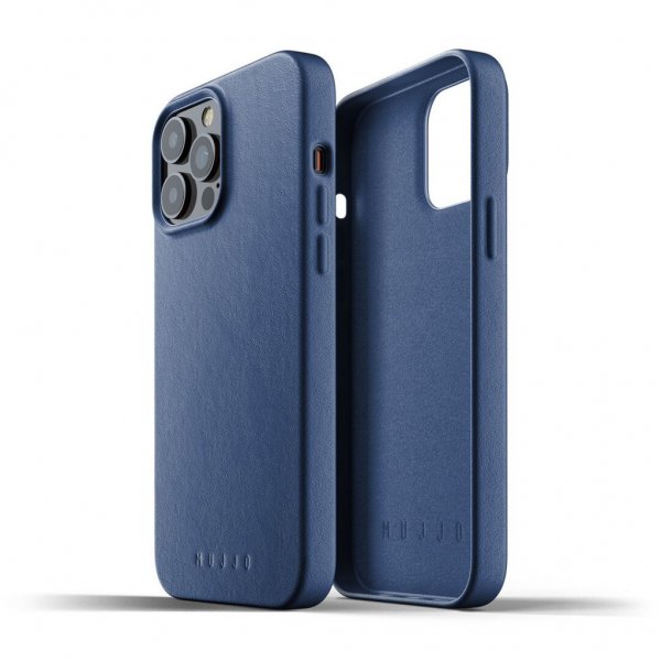 Mujjo iPhone 13 Pro Max Cover Full Leather Case Sort