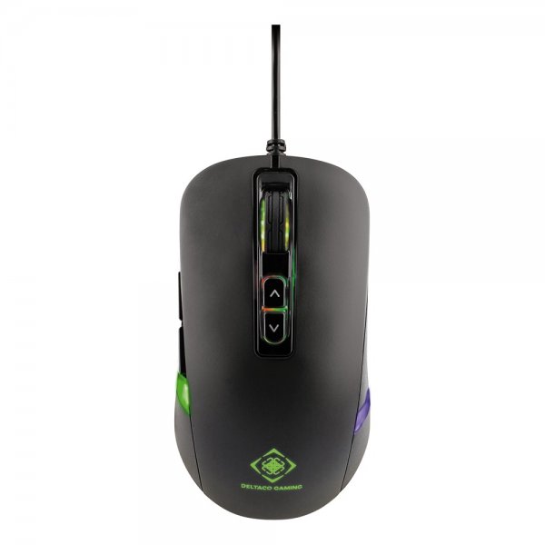 Deltaco Gaming DM110 Optisk Gamingmus LED Sort