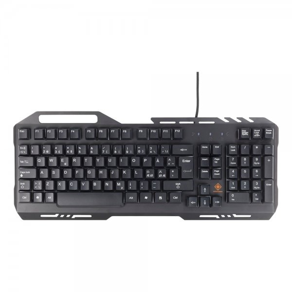 Deltaco Gaming DK120 Gaming Tastatur RGB Metal Sort