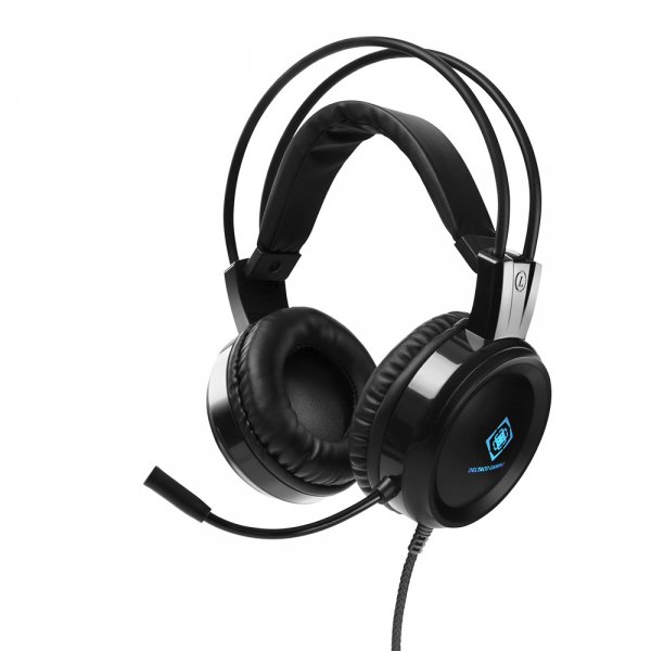 Deltaco Gaming DH110 Gaming Headset LED Sort