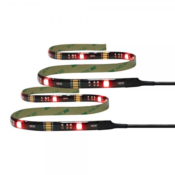 Deltaco Gaming Fleksibel RGB LED-liste 2x50 cm