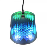 Deltaco Gaming DM310 Gaming Mus Halvgennemsigtig RGB Sort