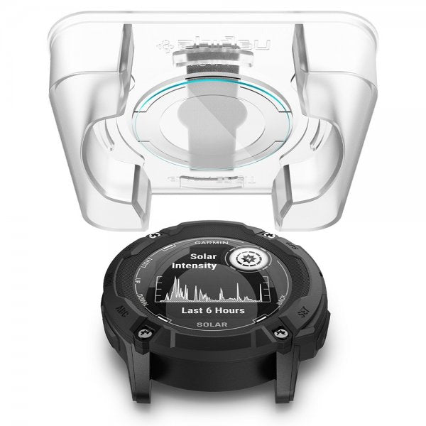 Spigen Garmin Instinct 2X Solar Skærmbeskyttelse GLAS.tR EZ Fit 2-pak
