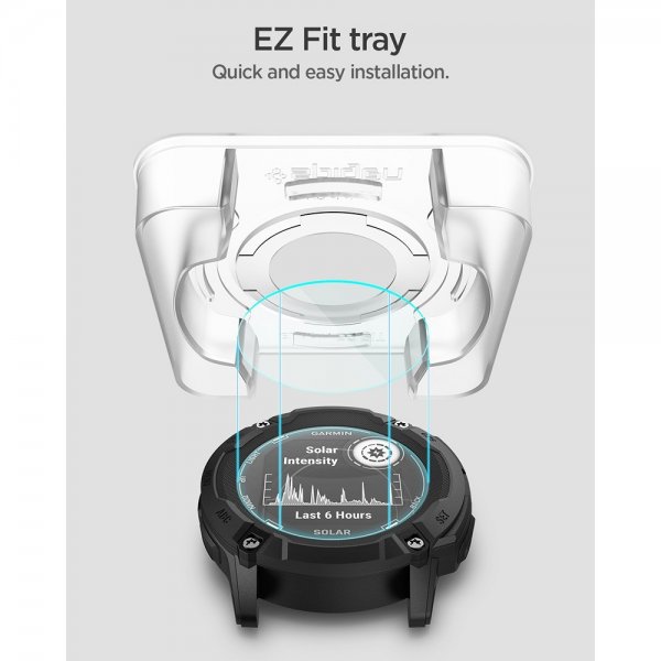Spigen Garmin Instinct 2X Solar Skærmbeskyttelse GLAS.tR EZ Fit 2-pak