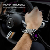 Faste Garmin QuickFit 22mm Armbånd Titanium Rem Grå