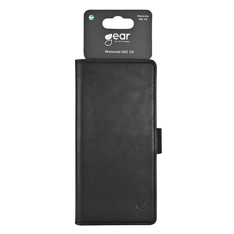 Gear Motorola Moto G62 Etui 3 Kortholder Sort