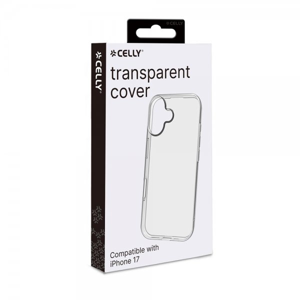 Celly iPhone 17 Cover GELSKIN Transparent