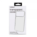 Celly iPhone 17 Pro Max Cover GELSKIN Transparent