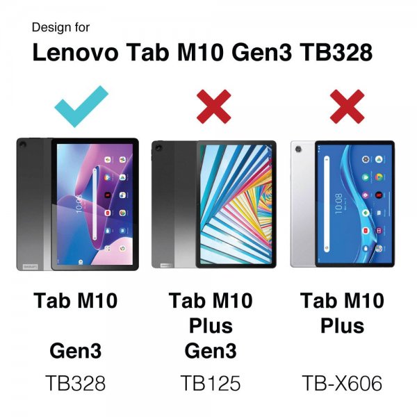 Armor-X Lenovo Tab M10 (3. generation) TB328 Cover Regntæt Robust Etui Håndrem Kickstand