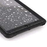 Armor-X Samsung Galaxy Tab A9 Plus Etui Regntæt Robust Cover Håndstrop Støttefod Sort