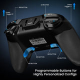 EasySMX Arion 9110 Trådløs gaming-controller med programmerbare knapper Sort