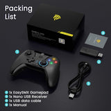 EasySMX Arion 9110 Trådløs gaming-controller med programmerbare knapper Sort