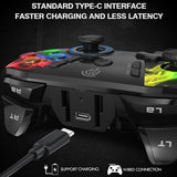 EasySMX Arion 9110 Trådløs Gamecontroller med programmerbare knapper - Farverig
