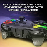 EasySMX Arion 9110 Trådløs Gamecontroller med programmerbare knapper - Farverig