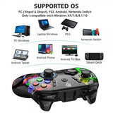 EasySMX Arion 9110 Trådløs Gamecontroller med programmerbare knapper - Farverig