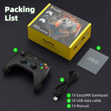 EasySMX Bayard 9124 Switch/Android/PC Programmerbar trådløs gamepad Sort