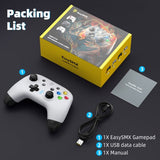 EasySMX Bayard 9124 Switch/Android/PC Programmerbar trådløs gamepad Hvid