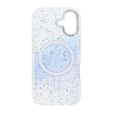 iPhone 17 Cover Glitter Diamond MagSafe Blå
