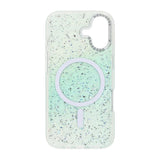 iPhone 17 Cover Glitter Diamond MagSafe Grøn