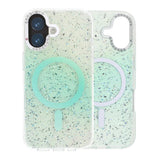 iPhone 17 Cover Glitter Diamond MagSafe Grøn