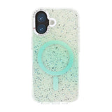 iPhone 17 Cover Glitter Diamond MagSafe Grøn