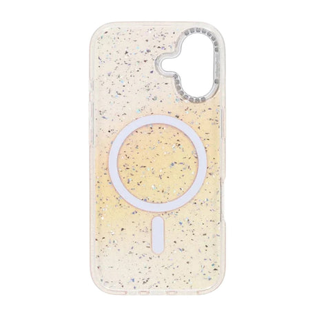 iPhone 17 Cover Glitter Diamond MagSafe Guld