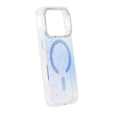 iPhone 17 Pro Cover Glitter Diamond MagSafe Blå