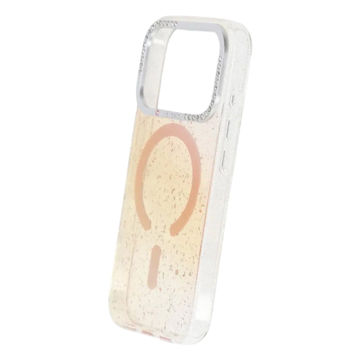 iPhone 17 Pro Cover Glitter Diamond MagSafe Guld