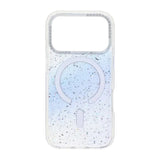 iPhone 17 Pro Max Cover Glitter Diamond MagSafe Blå