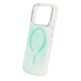 iPhone 17 Pro Max Cover Glitter Diamond MagSafe Grøn