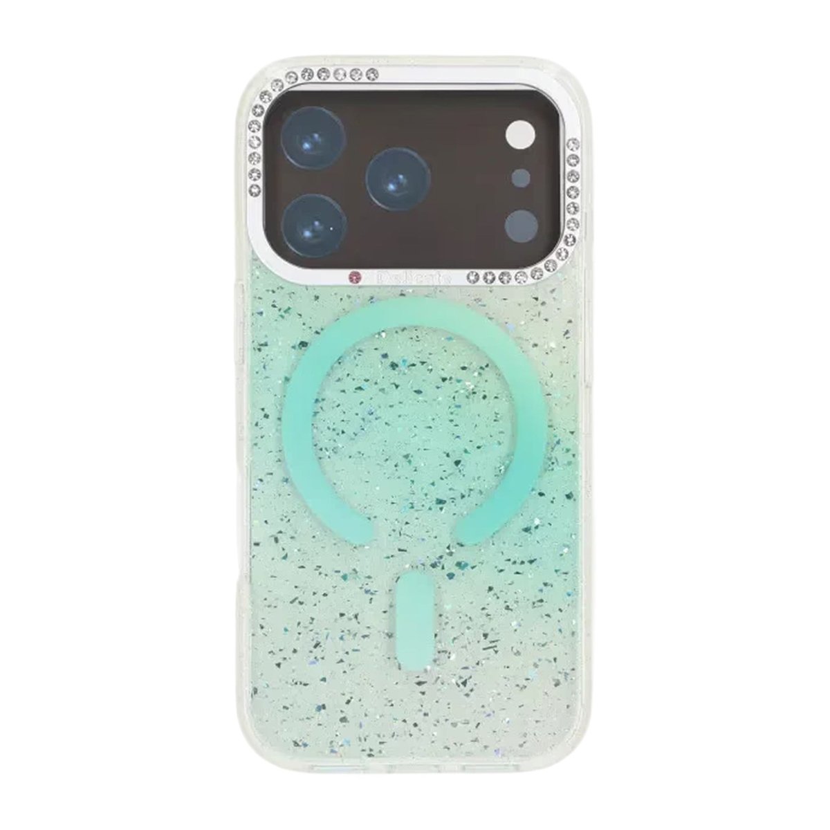 iPhone 17 Pro Max Cover Glitter Diamond MagSafe Grøn