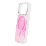 iPhone 17 Pro Cover Glitter Diamond MagSafe Lyserød