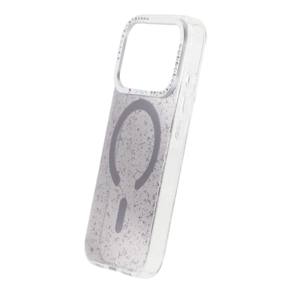 iPhone 17 Pro Cover Glitter Diamond MagSafe Sort