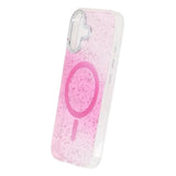 iPhone 17 Cover Glitter Diamond MagSafe Lyserød