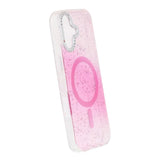 iPhone 17 Cover Glitter Diamond MagSafe Lyserød