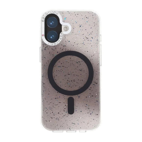 iPhone 17 Cover Glitter Diamond MagSafe Sort