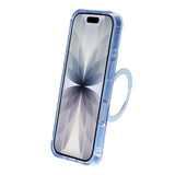 iPhone 17 Cover Glitter Stativ MagSafe Blå