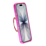 iPhone 17 Cover Glitter Stativ MagSafe Rød