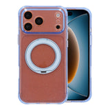 iPhone 17 Pro Max/iPhone 18 Pro Max Cover Glitter Stativ MagSafe Blå