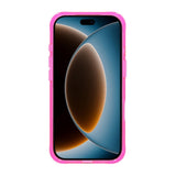 iPhone 17 Pro Max/iPhone 18 Pro Max Cover med glitter, stativ og MagSafe Rød