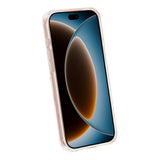 iPhone 17 Pro Max/iPhone 18 Pro Max Cover med glitter, stativ og MagSafe Hvid