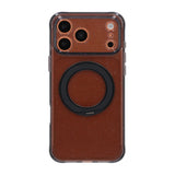iPhone 17 Pro/iPhone 18 Pro Cover med glitter, stativ og MagSafe Sort