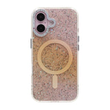 iPhone 16 Cover Glitter Diamond MagSafe Guld