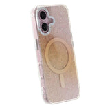 iPhone 16 Cover Glitter Diamond MagSafe Guld