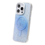 iPhone 16 Pro Cover Glitter Diamond MagSafe Blå