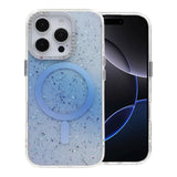 iPhone 16 Pro Cover Glitter Diamond MagSafe Blå