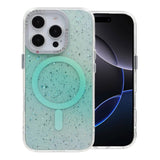 iPhone 16 Pro Max Cover Glitter Diamond MagSafe Grøn