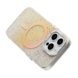 iPhone 16 Pro Max Cover Glitter Diamond MagSafe Guld