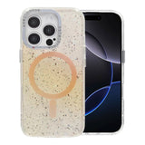 iPhone 16 Pro Max Cover Glitter Diamond MagSafe Guld